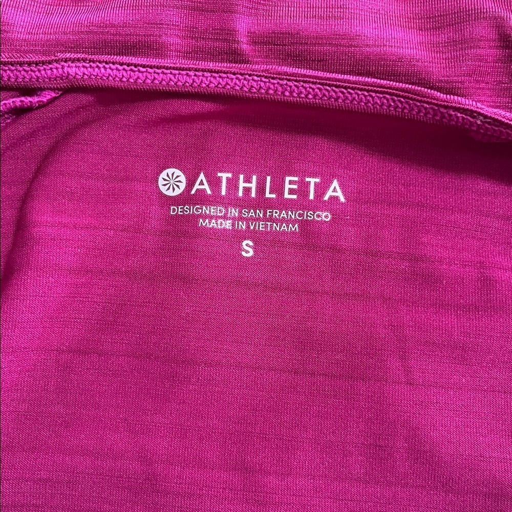 Athleta Deep fuscia Long Sleeve Top - Picture 6 of 9